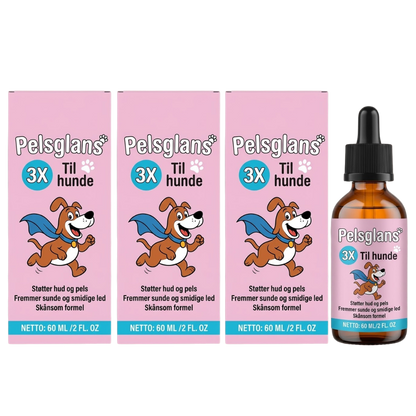 Pelsglans flydende kollagen – hold din hund sund og fuld af energi
