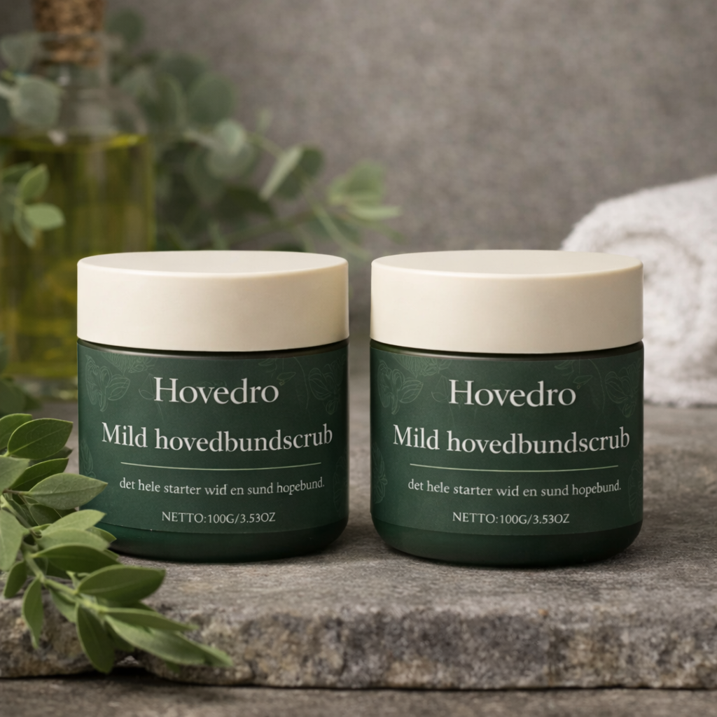 Hovedro Naturlig Hovedbunds-Scrub | Afslut Hovedbunds Psoriasis & Kløe På Få Uger!