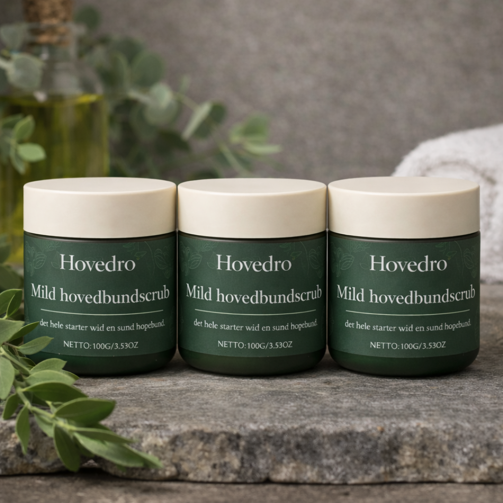 Hovedro Naturlig Hovedbunds-Scrub | Afslut Hovedbunds Psoriasis & Kløe På Få Uger!