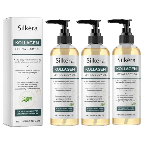 Silkéra Collagen Olie | Stramme Og Løfter Slap Hud Med 98% På 24 Timer